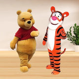 Disney Pooh Bear and Tigger Mascot Costumes Cartoon Characters Adult Cosplay Carnival Event Party Advertising Show Clothes Gifts