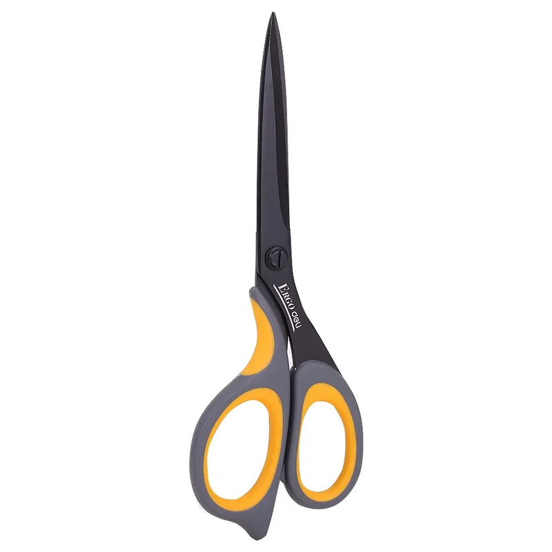 DELI Soft Handle Scissors for Office & Home Use - Durable Sharp Handcraft Scissors for Crafting & Office Supplies