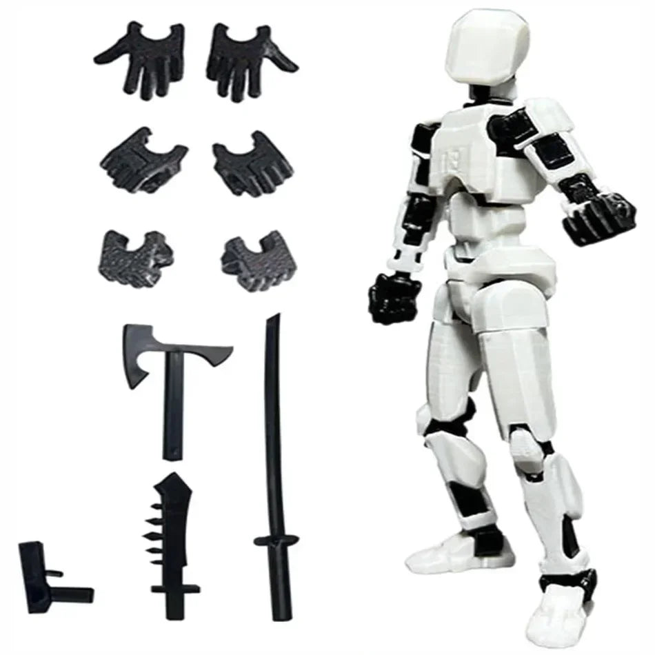 Robot multiarticular movible Shapeshift 2.0, maniquí impreso en 3D, 13 figuras de acción, juguetes para niños, adultos, juegos para padres e hijos.