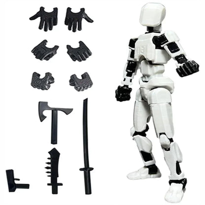 Robot multiarticular movible Shapeshift 2.0, maniquí impreso en 3D, 13 figuras de acción, juguetes para niños, adultos, juegos para padres e hijos.