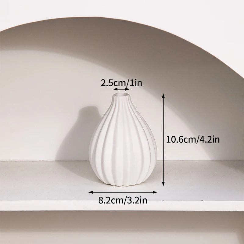 Ceramic Fired Vases, Hydroponic Dried Flower Utensils, Ornaments, Home Living Room Tables, Decorative Vases, Shaped Ceramic Vases
