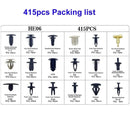 Mixed Size Car Plastic Retainer Clips Automobile Fender Push Pin Rivet Door Trim Panel Retainer Automobile BumperFasteners Tool