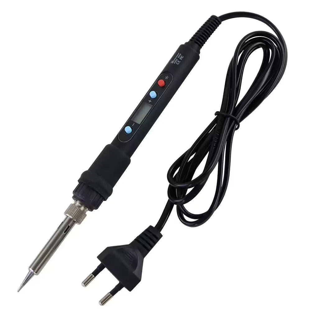 7 in 1 Wood Embossing Burning Carving Pyrography Pen Kit 60W / 80W Adjustable Temperature Soldering Iron Hand Operated Tools Set