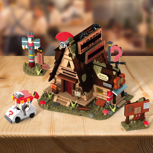 1125PCS/set CLassic TV Shows Gravityed Fall House Building Block Toy for Kids Fan Gifts Farm Architecture Model Bricks City View