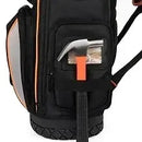 Tool Bag Backpack 75 Pockets & Loops Heavy Duty Tools Organizer Bags/HVAC Tool Carrier for Eelectrician/Construction Work