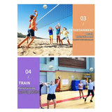 Official Size 5 Volleyball, Soft Indoor Outdoor Volleyball For Game Gym Training Beach Play, Volleyballs For Beginner, Teenager