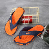 Men's Summer 2025 Trendy Flip-Flops Beachwear Slippers Anti-slip Deodorant Casual Shoes Plastic Slip-On Sandals for Adults