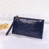 Women Black Cosmetic Bag Zipper Small Makeup Bag Traveling Neceser Ladies Cosmetics Clutch Purse Toiletry Organizer Case Pouch