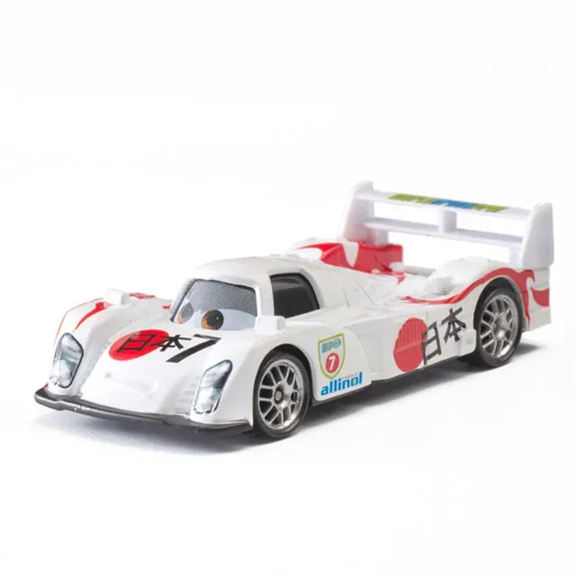 Disney Pixar Cars Toys Racing Lightning McQueen Jackson Storm Mater Sheriff 1:55 Diecast Model Car Toy Children Birthday Gift