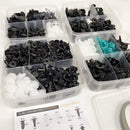800pcs-100Pcs Car Fastener Clip Kit Fender Rivet Plastic Clips Auto Body Push Retainer Pin Rivet Bumper Door Trim Panel Repair