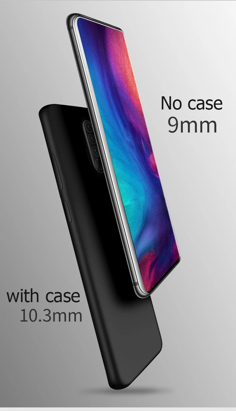 Funda de silicona líquida suave y sólida para XiaoMi RedMi Note 9, 9s Pro, 10, 11, 11S, 10s, 10T, 9T, 8, 8T, 7 Pro, 9A, 9C, 10C, Poco X3, F3