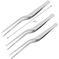 3/1Pcs Kitchen Tweezer Utensil BBQ Tweezer Food Clip Kitchen Bar Chief Tong Stainless Steel Portable for Picnic Barbecue Cooking
