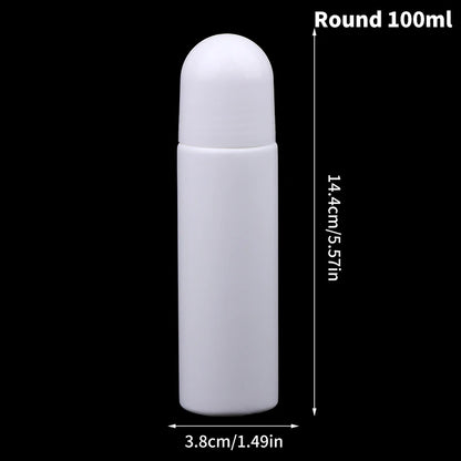 30ML-100ML DIY Deodorant Containers Roller Bottles For Essential Oils Empty Refillable Roll On Bottles