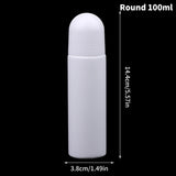 30ML-100ML DIY Deodorant Containers Roller Bottles For Essential Oils Empty Refillable Roll On Bottles