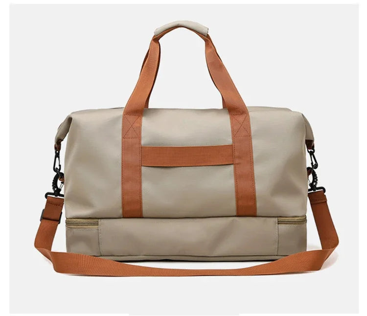 Bolsa de gimnasio de viaje, equipaje de corta distancia, bolsas de fitness portátiles, bandolera, bolso de pecho, bolso de mano, bolso de mano, bolso de fin de semana