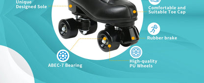 Hot Sale High Quality Two-row Roller Skates  for Woman and Man