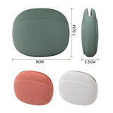 Portable Silicone Earphone Bag Key Data Cable Protection Case Mini Storage Box Multifunctional USB Cord Organizer Washable
