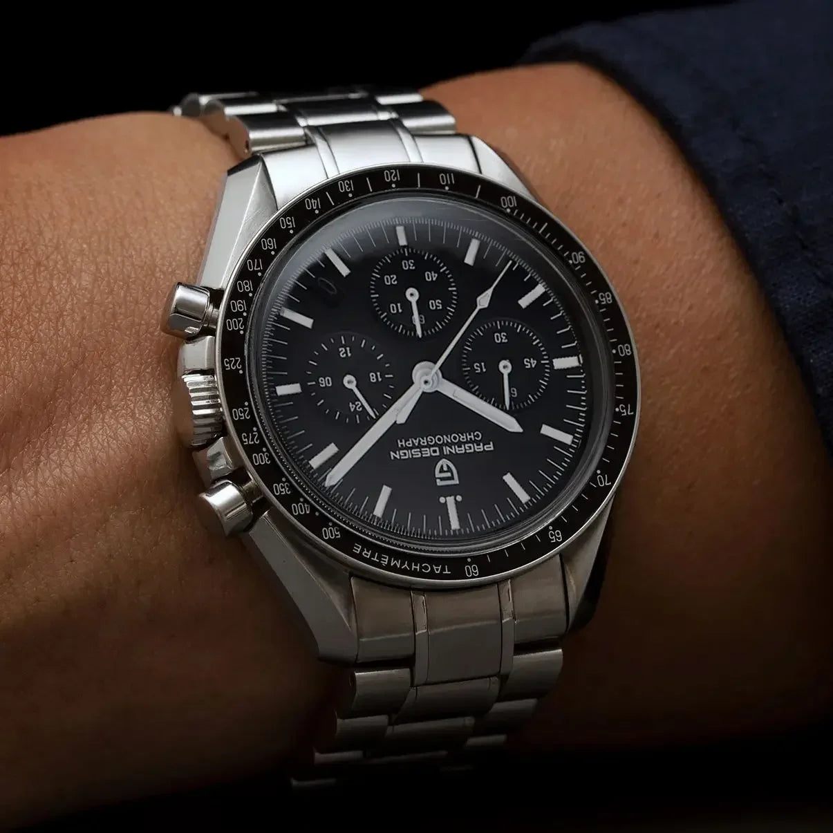 PAGANI DESIGN 2026 New Men's Watches Top Luxury Quartz Watch For Men Auto Date Speed Chronograph AR Sapphire Mirror Wrist watch