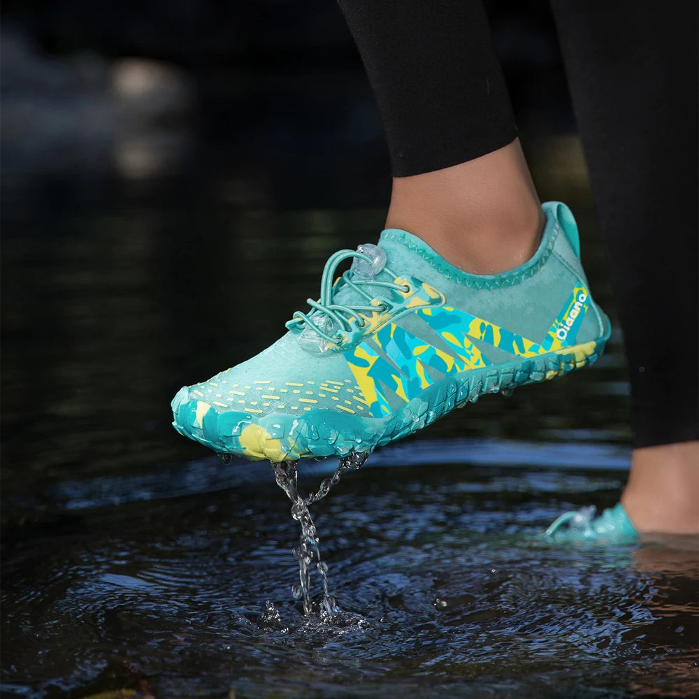 Oiaano Unisex Men Women Shoes Anti-Non Slip Durable Black Water Barefoot Soft Sole Light Breathable Sport Outdoor Walk Running