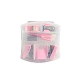Mini Stapler Staple Punch Hole Tape Machine Set Ins Multifunction StationeryScrapbook Tool Box Office School Student Supplies