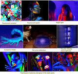 USB Switch 10W Black Light Lamp, UV Black Light Tube, 395nm LED Lamp, Black Light Bar for Halloween, Club, Party, Disco
