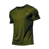 Long and Short-Sleeved T-Shirt Fitness Sports Tops Morning Running Ice Silk Quick Dry Outdoor Mountaineering Gym Clothing Men