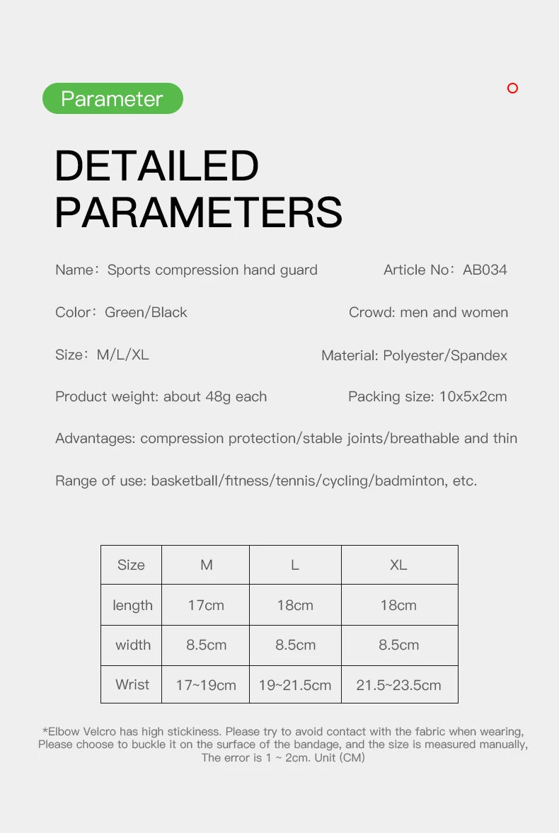 1Pcs Knitting Wrist Support Elastic Adjustable Bandage Hand Sport Wristband Gym Support Hand Guard Wrap Carpal Tunnel