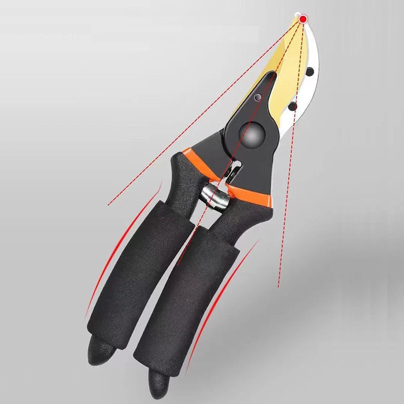 Garden Scissors Secateurs Pruning Shears with Ergonomic Handles Gardening Scissors Bonsai Cutters Tree Hand Tools Pruner