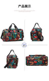 Oxford Leaves Large Capacity Travel Tote 2026 New High Quality Durable Bags Portable Daily Commute Versatile Travel Bags