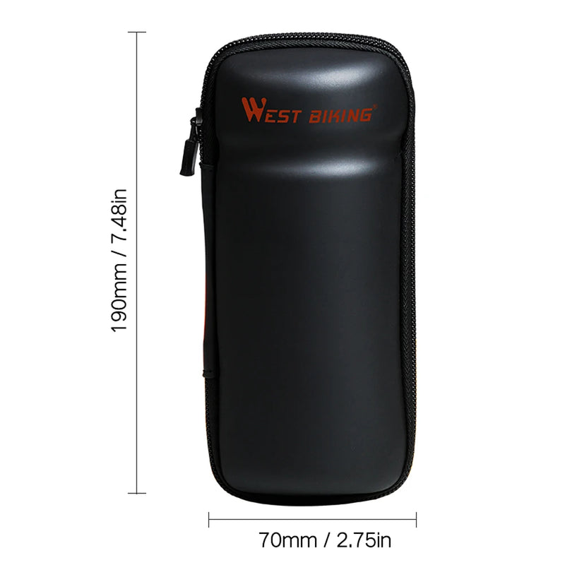 WEST BIKING Bike Tool Capsule Box Store MTB Bike Storage Box Apply Bottle Cage Cycling Tools w Kettle Frame Bicycle Accessories