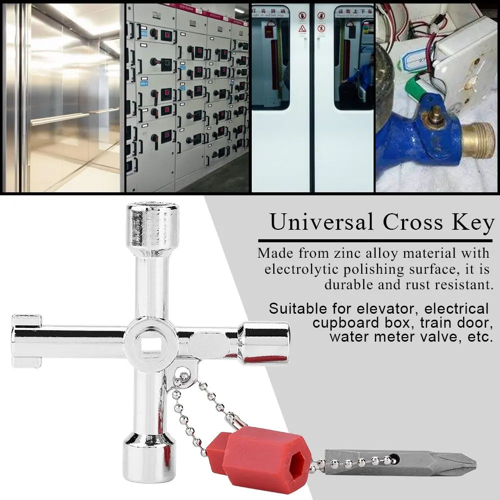 Multifunction Phillips Wrench 4 Ways Universal Internal Triangle Key Wrench High Quality Multifunction Repair Tools Hand Tools