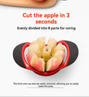 Stainless Steel Fruit Corer Fruit Cutter Apple Slicer Divider Plastic Handle Household Corer Cutting Fruit Tool
