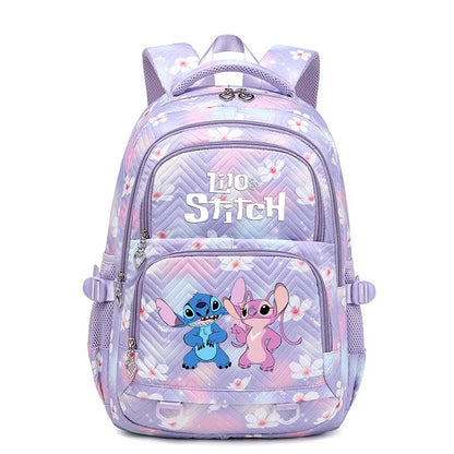 Mochila impermeable Disney Lilo Stitch para mujer, bolso de viaje para mujer, mochila escolar para adolescentes, mochila para libros