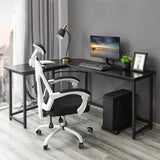 Escritorio en forma de L Homfa de 170 cm (66,5") para ordenador, gaming, portátil, oficina, mesa de trabajo esquinera, escritorio de estudio, 170 x 120 x 75 cm