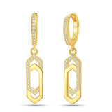 Clássico 925 Brincos de Prata para Mulheres, Estrelas, Luas, Pérolas, Abelhas, Argola Dourada, Noivado, Aniversário, Presente Joalheria Fina