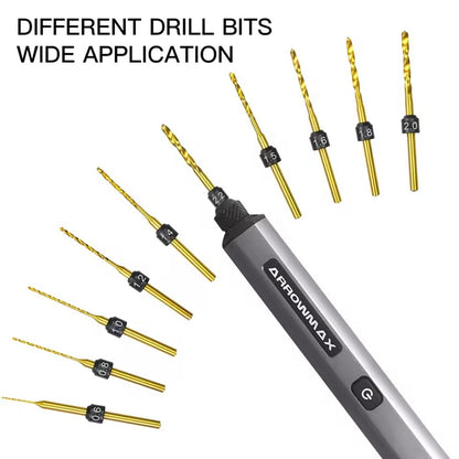 ARROWMAX Electric Mini Drill with Benchtop Drill Press Cordless Hand Drill Kit for Metal Wood Plastic Home DIY New