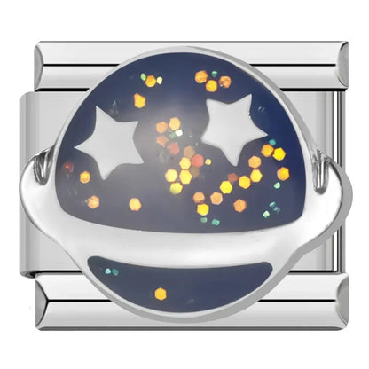 Hapiship 2024 estrela feminina universo planetário italiano encantos links contas caber 9mm pulseira de aço inoxidável diyjóias presente zh028
