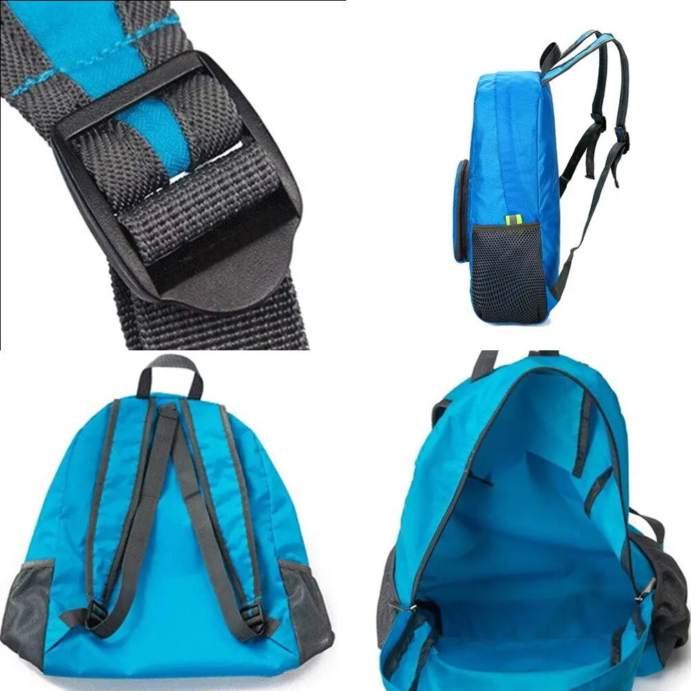 New Foldable Backpack Lightweight Nylon Casual Backpack Outdoor Travel Men Women Daypack Student Schoolbag Simple Knapsack