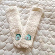 Newborn Baby Cartoon Wool Socks, Anti-slip Socks, Warm Thickened Midtube Socks for Boys and Girls, Cute Winter Outdoor Leg Warmers 