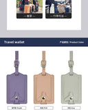 New Airplane Buckle Anti Lost Luggage Tags Thickened Flip Cover Luggage Tag Boarding Pass Suitcase Label Name ID Address Lable