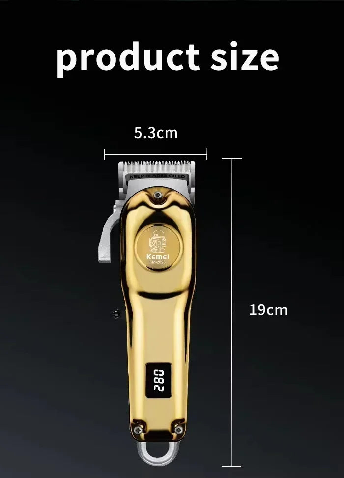 Kemei KM-678 KM-2024 KM-2628 Professional Electric Hair Clippers Beard Clipper Rechargeable Men's Shaver Hair Trimmer Kit
