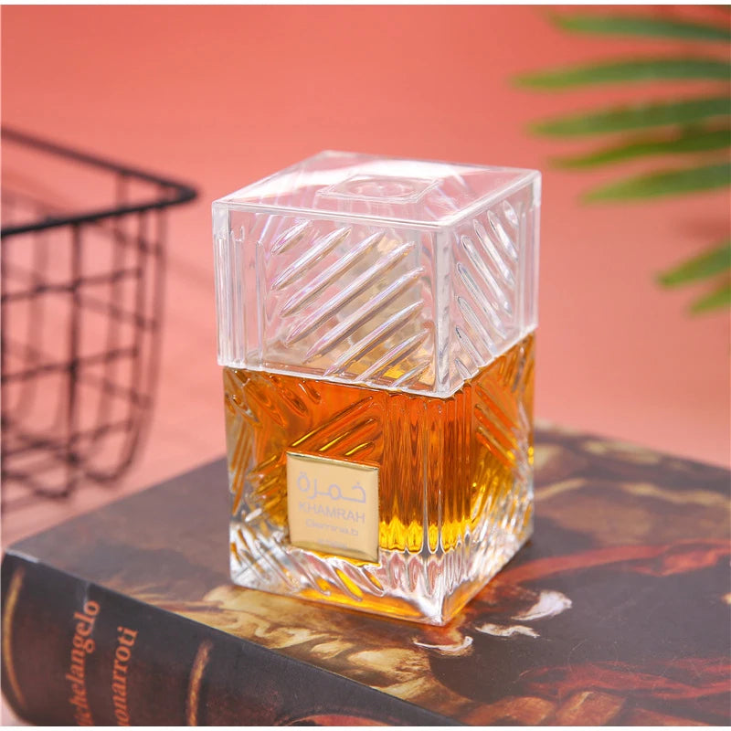 Khamrah Perfume Eau De Toilette Gift Box 100ml Unisex Arabian Oud Scent Gourmand Fragrance Long Lasting Perfume For Unisex