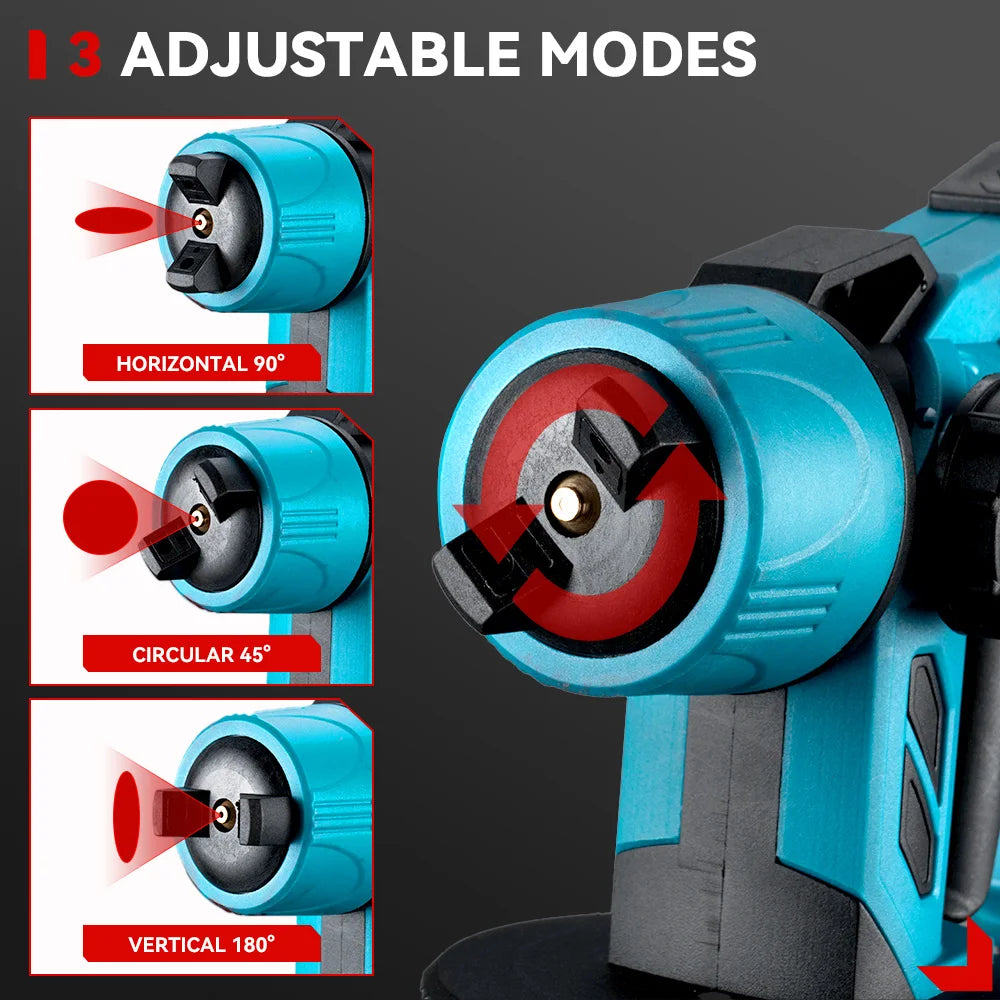 1000ML Electric Spray Gun Cordless Paint Sprayer Auto Furniture Household Sprayer Flow Control Power Tool For 21V 18V Battery