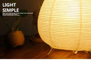Japanese Lantern Led Table Lamp Living Room Bedroom Bedside Rice Paper Lights Study Homestay Art Creative Decor Table Lights