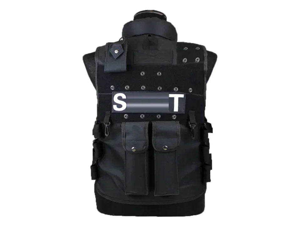 Chaleco táctico multibolsillos SWAT para caza al aire libre, entrenamiento, juego de CS, paintball, modular, guardia de seguridad