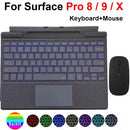 Trackpad Keyboard for Microsoft Surface Pro 3 4 5 6 7 8 9 X Backlit Russian Spanish Arabic Portuguese French Hebrew Keyboard