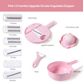 12PCS New Kitchen Multi-functional Nine-in-one Vegetable Cutter Grater Potato Radish Shredder Vegetable Cutter Salad Utensils
