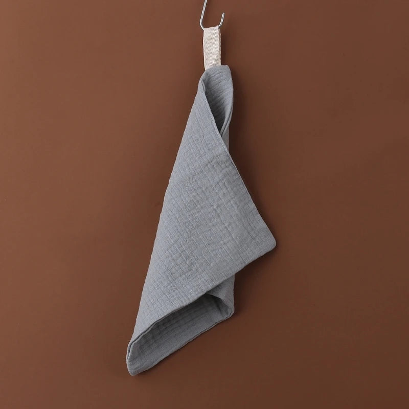 5 toallas de algodón absorbentes y suaves para bebé, para limpiar la cara, pañuelos, toallitas para el baño y la alimentación.