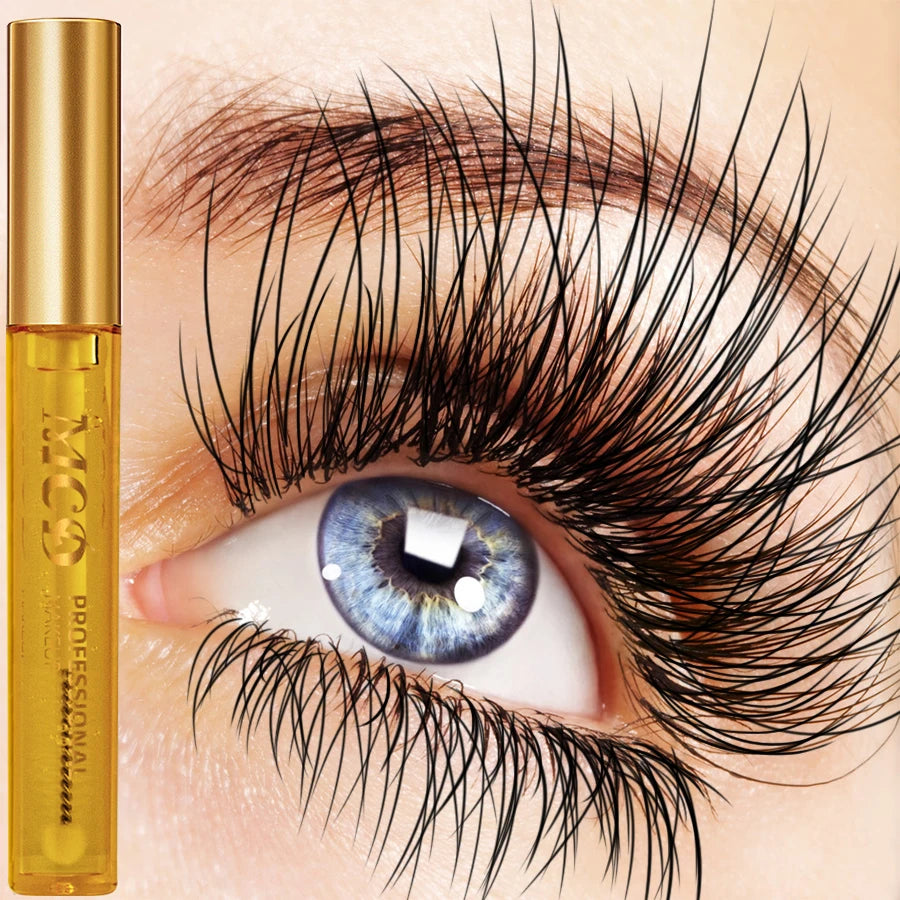 1 suero nutritivo potenciador de pestañas y cejas con ingredientes naturales para unas cejas más largas, gruesas y abundantes. Maquillaje para pestañas.