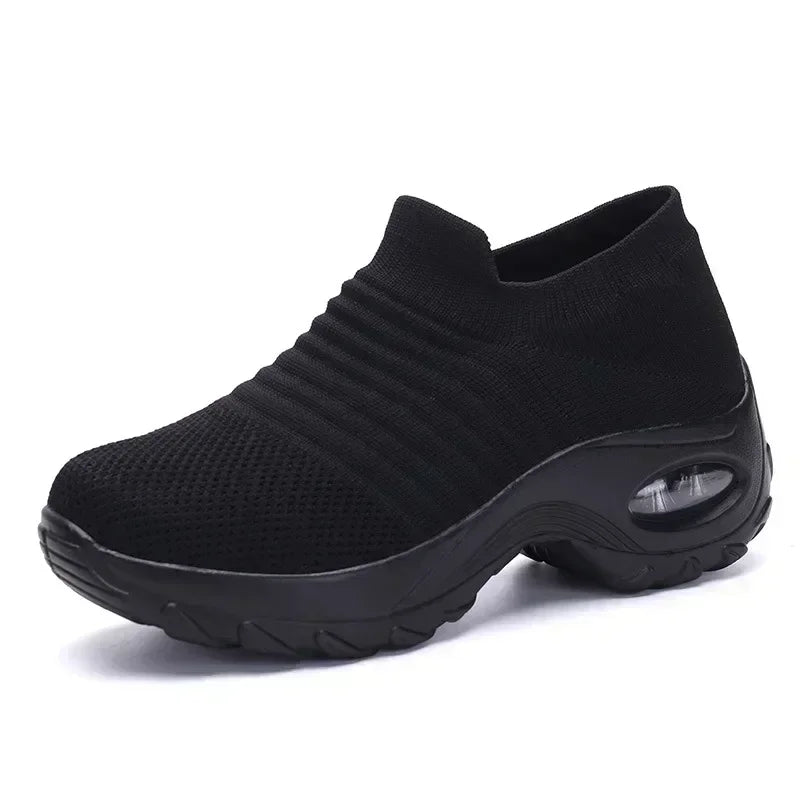 Zapatillas ortopédicas versátiles para mujer, zapatos de plataforma informales, antideslizantes y resistentes al desgaste.